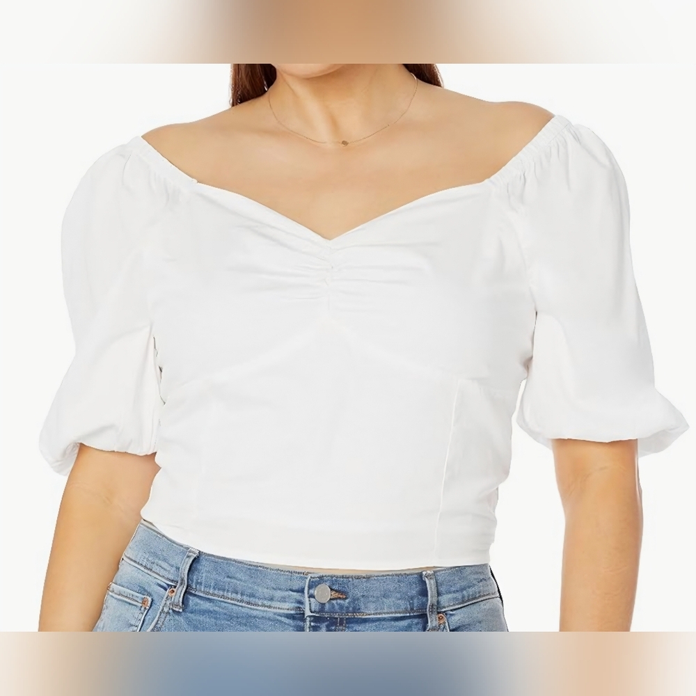 The Drop Annie Sweetheart Neckline Top